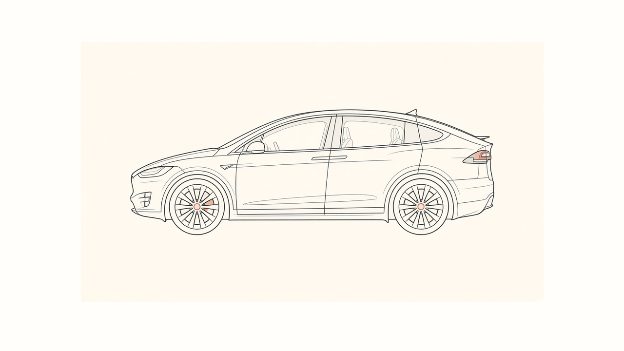 Model X editorial illustration