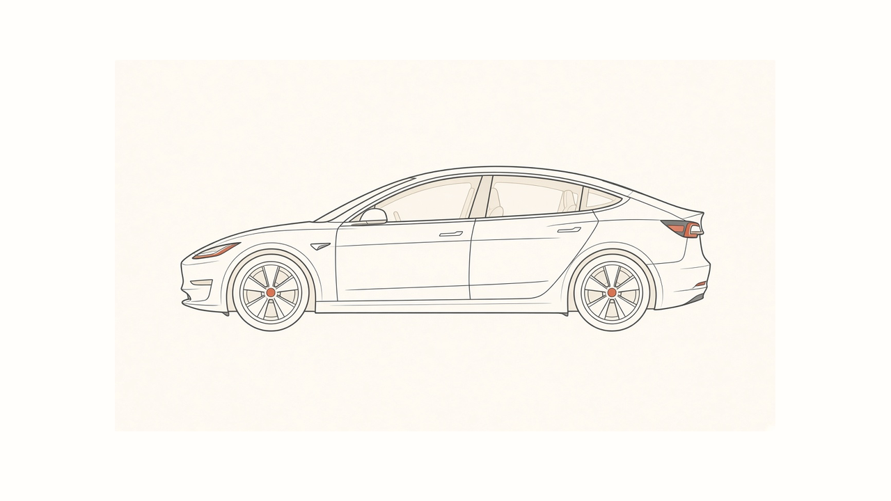 Model 3 editorial illustration