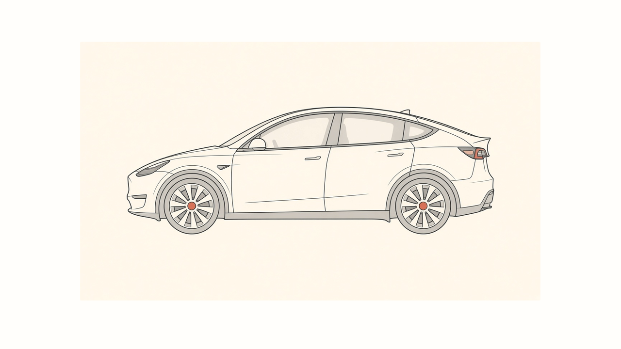 Model Y editorial illustration